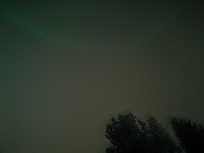 Soms is het Noorderlicht recht boven je