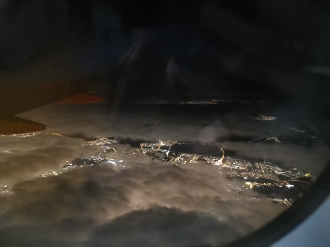 Vliegtuig boven Wenen