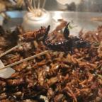 Schorpioenen en krekels? Die eet je in Bangkok op straat!