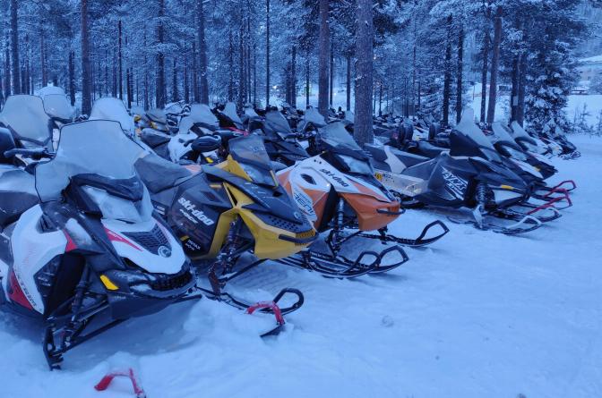 Sneeuwscooters - Kinos Safari