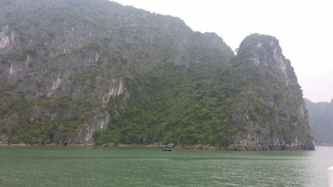 Zie je dat bootje in de verte?