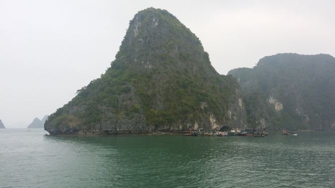 Een prachtig uitzicht vanuit de grot