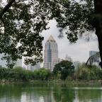 Lumphini Park in Bangkok laat je even relaxen in de natuur