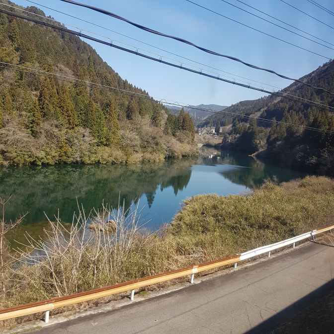 Onderweg vanuit Kyoto met de bus