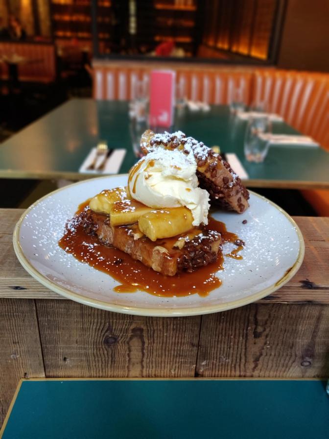 Coco pops French toast