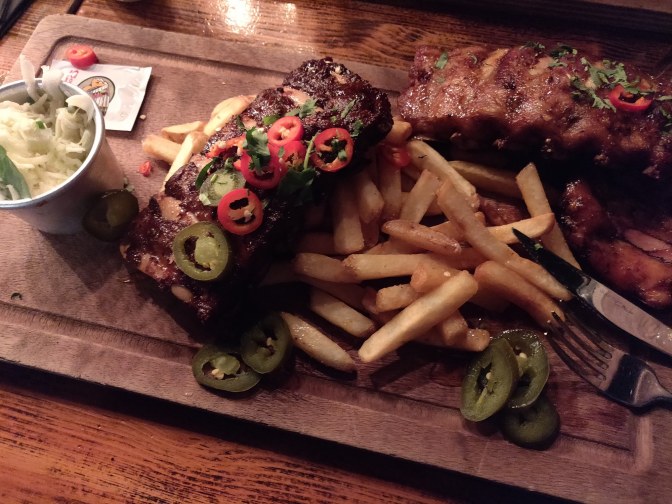 Honeyglazed Tabasco-ribs