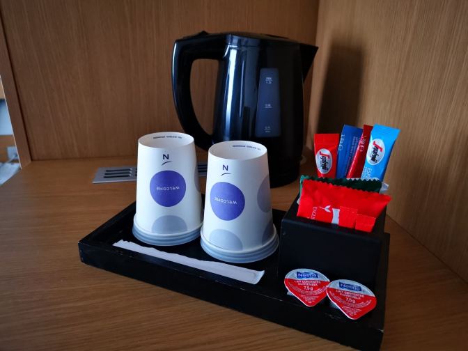 Je kunt wel lekker thee of koffie maken