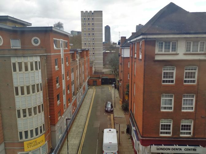 Het uitzicht vanuit mijn kamer