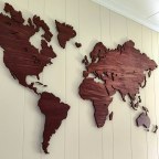 Een wereldkaart van City Shapes past in elk interieur