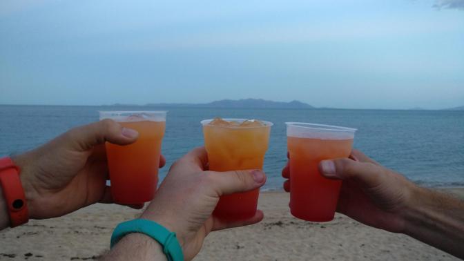 Welkomstdrankjes op Magnetic Island