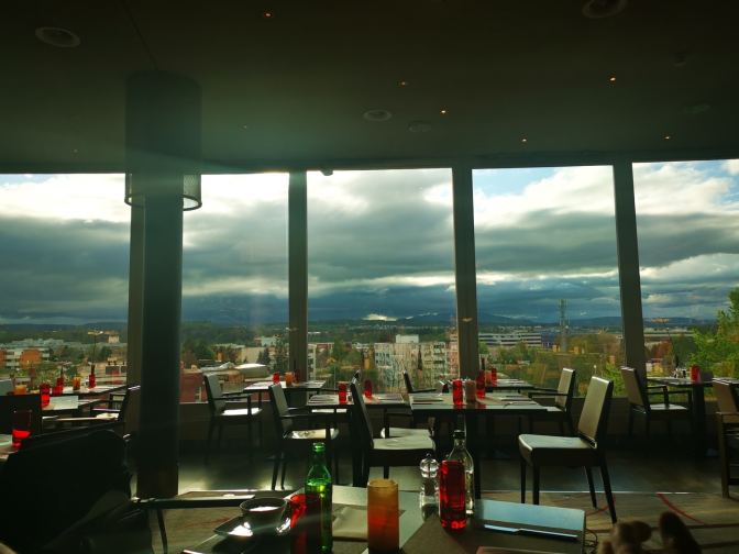 Zelfs als het bewolkt is, dan is het uitzicht indrukwekkend