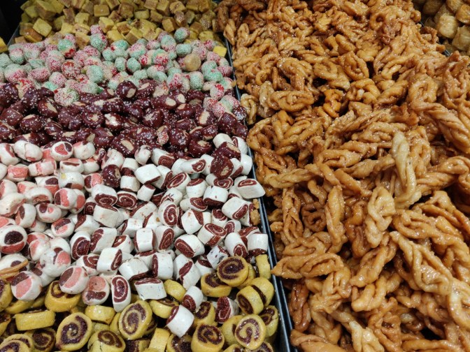 Zoetigheid op straat in Tunesië